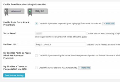 Cookie Based Brute Force Login Prevention