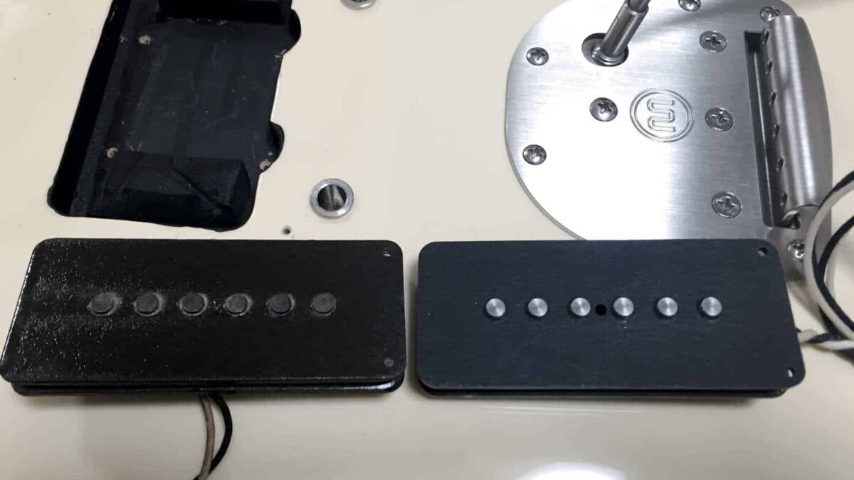 ピックアップをRetroTonePickups P-90JM”The Egg” に換装しました