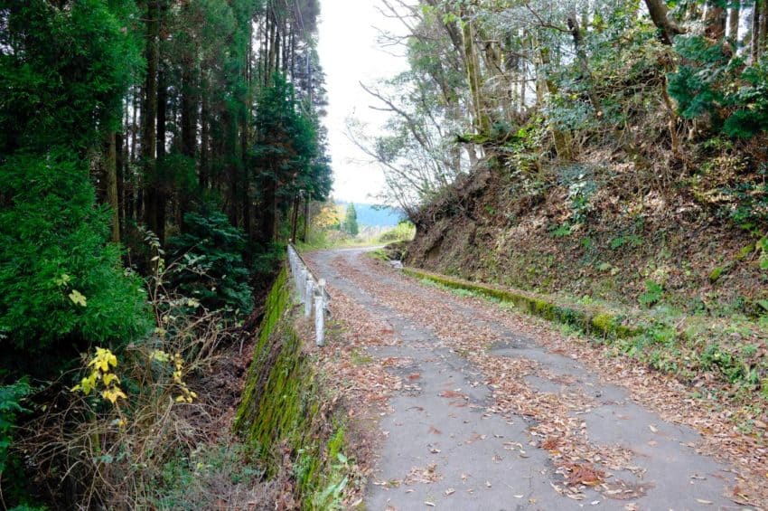 平野台高原展望所から黒川温泉へ。マジで人がいない。