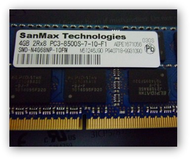 SanMaxメモリ8GB