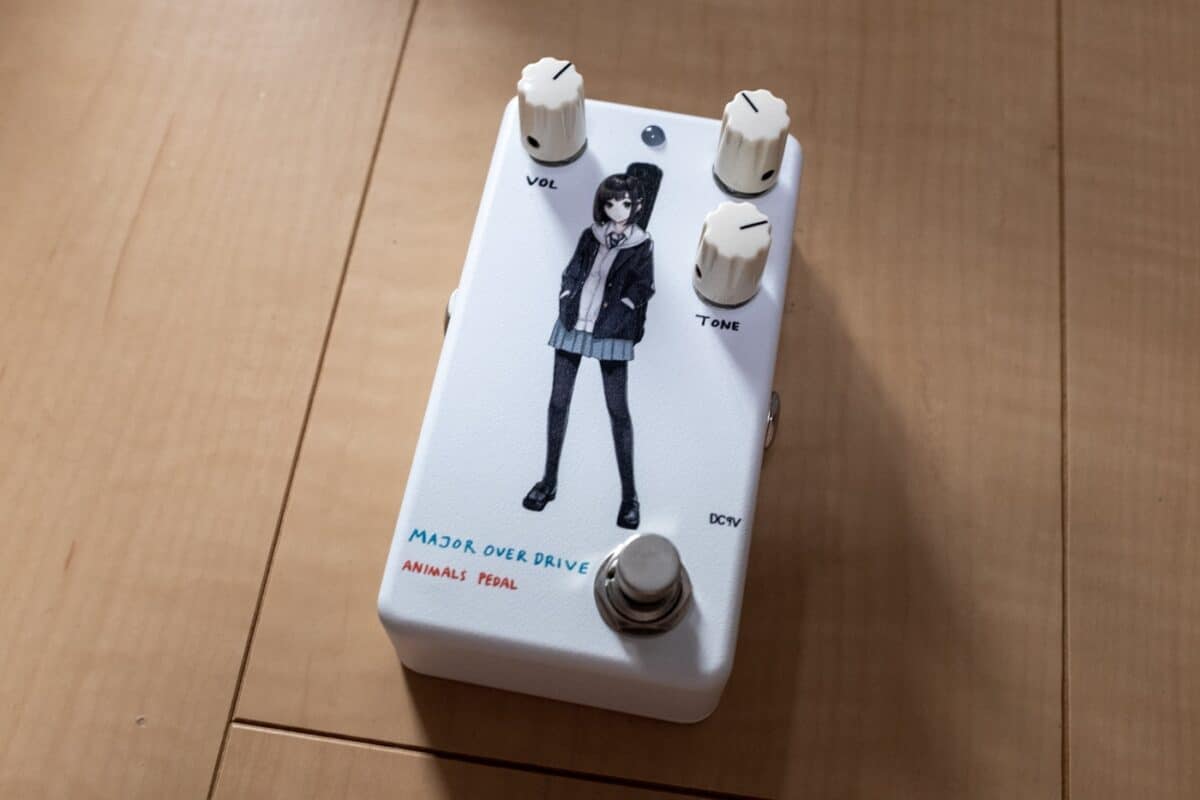 Animals Pedal Custom Illustrated Major Overdrive by あしやひろ "ボブカット" 